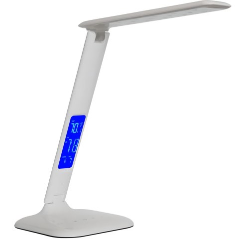 Lampa biurkowa LED 3 poziomy jasności budzik kalendarz zegar termometr 260 lm 5 W Lampa biurkowa LED 3 poziomy jasności budzik kalendarz zegar termometr 260 lm 5 W