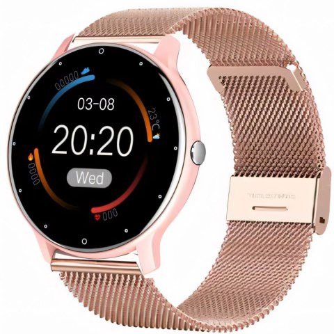 Smartwatch zegarek damski wodoodporny krokomierz pomiar tętna IPS 1.28'' Smartwatch zegarek damski wodoodporny krokomierz pomiar tętna IPS 1.28''