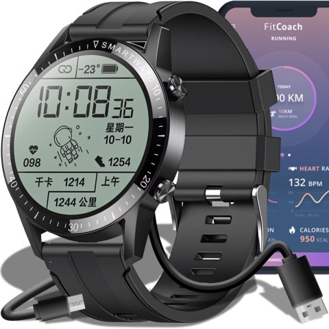 Smartwatch zegarek męski wielofunkcyjny SPORT ZDROWIE 46 mm Smartwatch zegarek męski wielofunkcyjny SPORT ZDROWIE 46 mm