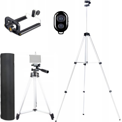 Statyw tripod składany do telefonu gwint 1/4'' pilot BT 35-103 cm Statyw tripod składany do telefonu gwint 1/4'' pilot BT 35-103 cm