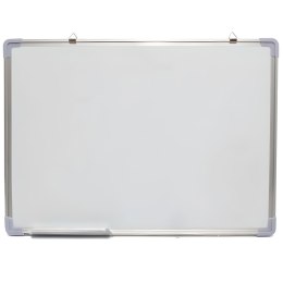 Tablica suchościeralna magnetyczna z akcesoriami biała 60 x 45 cm - zestaw