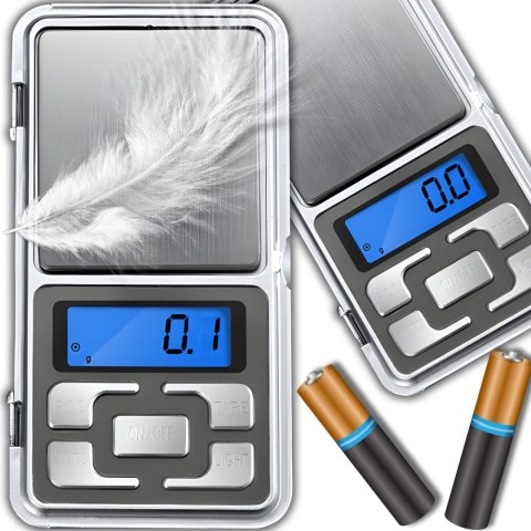 Waga jubilerska przenośna na baterie LCD 200g / 0.01 g Waga jubilerska przenośna na baterie LCD 200g / 0.01 g