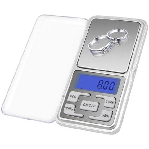 Waga jubilerska przenośna na baterie LCD 200g / 0.01 g Waga jubilerska przenośna na baterie LCD 200g / 0.01 g