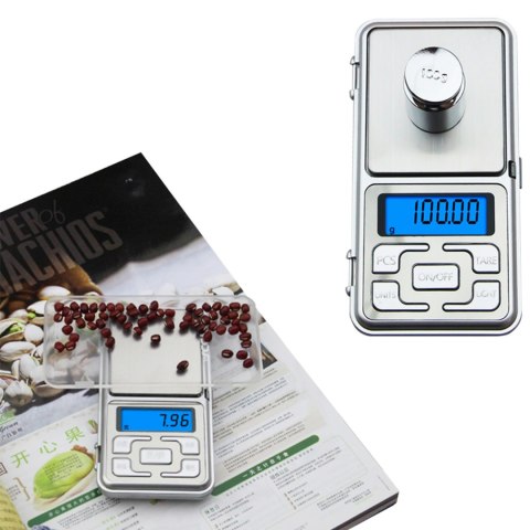 Waga jubilerska przenośna na baterie LCD 200g / 0.01 g Waga jubilerska przenośna na baterie LCD 200g / 0.01 g