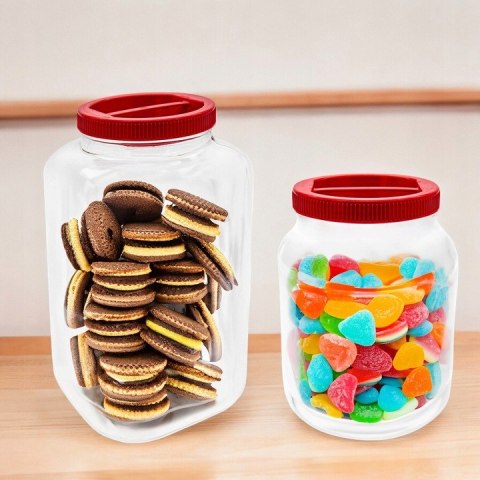 Słój pet 5l. pojemnik z nakrętką do przechowywania plastikowy uniwersalny Słój pet 5l. pojemnik z nakrętką do przechowywania plastikowy uniwersalny