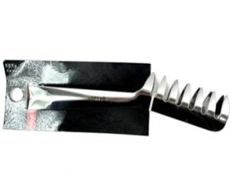 Szczypce metalowe do sałatek makaronu grilla 21cm