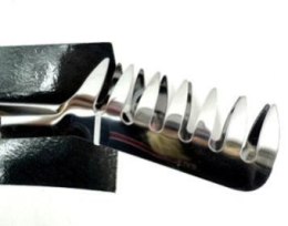 Szczypce metalowe do sałatek makaronu grilla 21cm