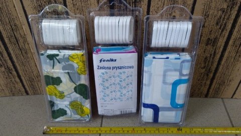 Zasłona prysznicowa 180x180 E324 Zasłona prysznicowa 180x180 E324