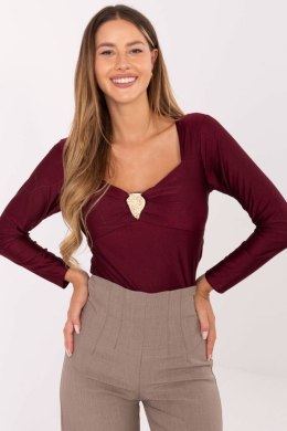 Bluzka Model IT-BZ-21629.82 Bordo - Italy Moda
