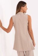 Kamizelka Model IT-KZ-FL5069.84 Beige - Rue Paris