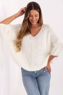 Sweter Damski Model IT-SW-7703.70 Ecru - Italy Moda