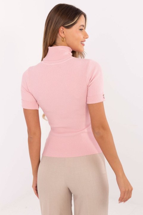 Sweter Damski Model PM-SW-FG577.47 Light Pink - Factory Price Sweter Damski Model PM-SW-FG577.47 Light Pink - Factory Price