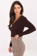 Sweter Damski Model PM-SW-DF61034.76 Dark Brown - Factory Price