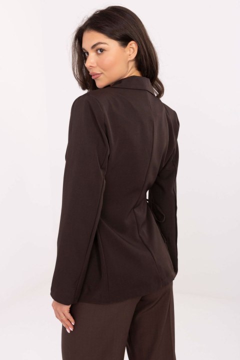 Marynarka Model MI-MA-A5162.21 Dark Brown - Italy Moda Marynarka Model MI-MA-A5162.21 Dark Brown - Italy Moda