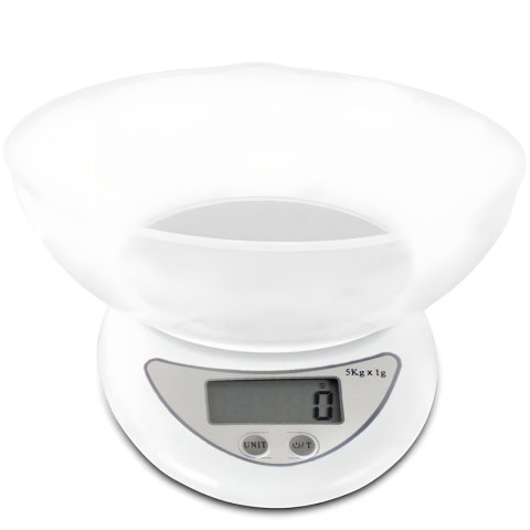 Waga elektroniczna kuchenna z miską 5000g / 1g