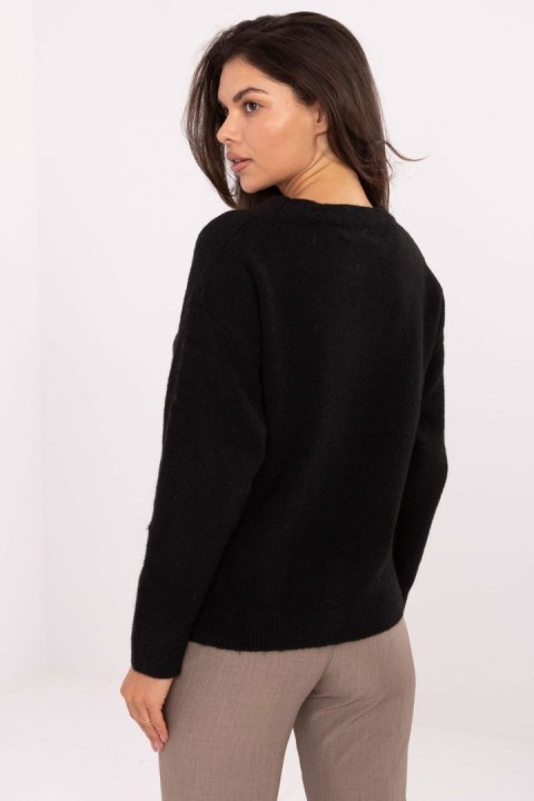 Sweter Damski Model PM-SW-SC39.36 Black - Factory Price Sweter Damski Model PM-SW-SC39.36 Black - Factory Price