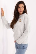 Sweter Damski Model PM-SW-SC39.36 Light Grey - Factory Price