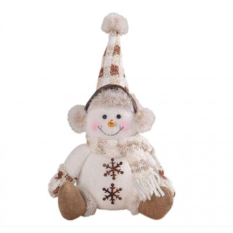 Bałwan świąteczny, BOŻE NARODZENIE 28 cm Z PLUSZU KSN170 Bałwan świąteczny, BOŻE NARODZENIE 28 cm Z PLUSZU KSN170
