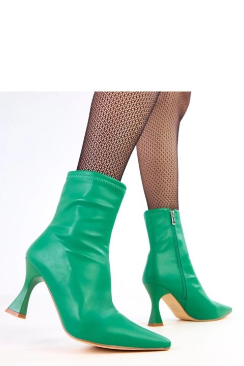 Botki Model Fatira 2I2F-AX2568-06 Green - Solea Botki Model Fatira 2I2F-AX2568-06 Green - Solea