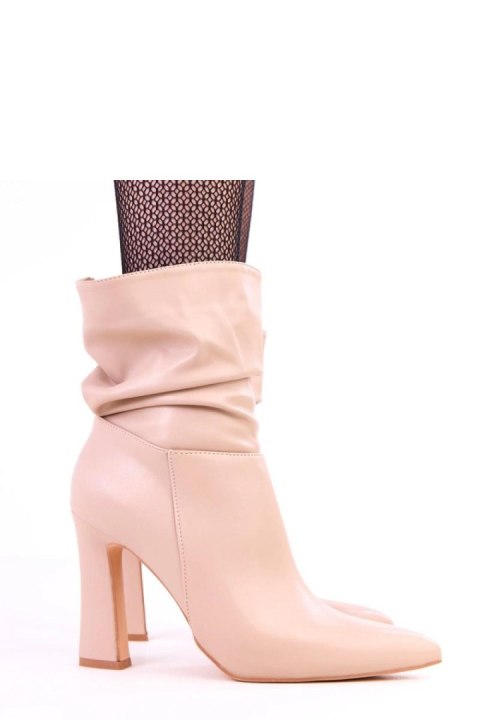 Botki Model Mirhad 2I2A-AX0398-02 Beige - Solea Botki Model Mirhad 2I2A-AX0398-02 Beige - Solea