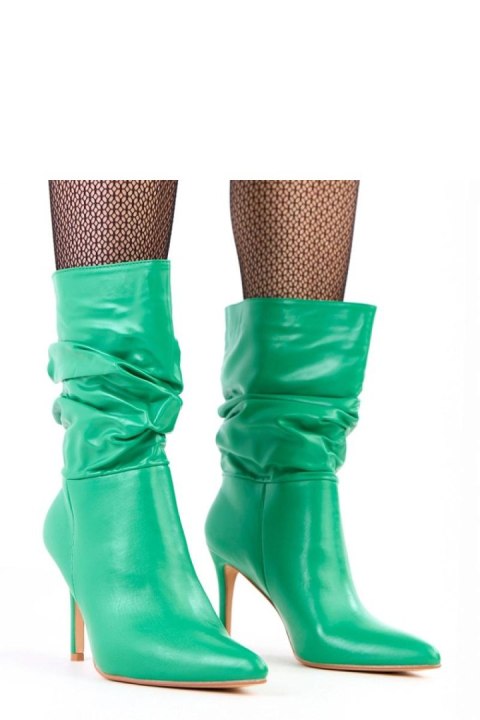 Botki Model Sairabi 2G2A-AX2758-17 Green - Solea