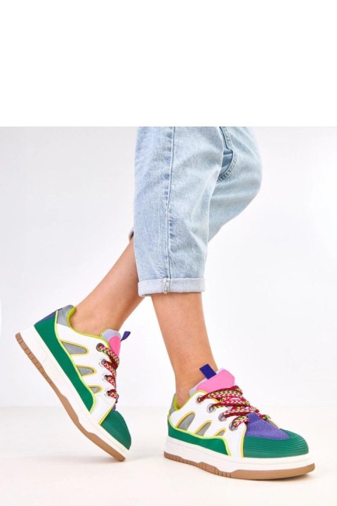 Buty Sportowe Model Neolis 2LO-YD8489-01 Green - Solea Buty Sportowe Model Neolis 2LO-YD8489-01 Green - Solea