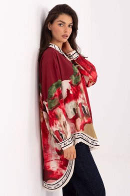 Koszula Damska Model IT-KS-18729.12 Bordo - Rue Paris