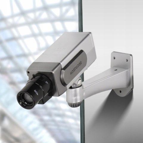 Atrapa kamery do monitoringu z migającą diodą LED