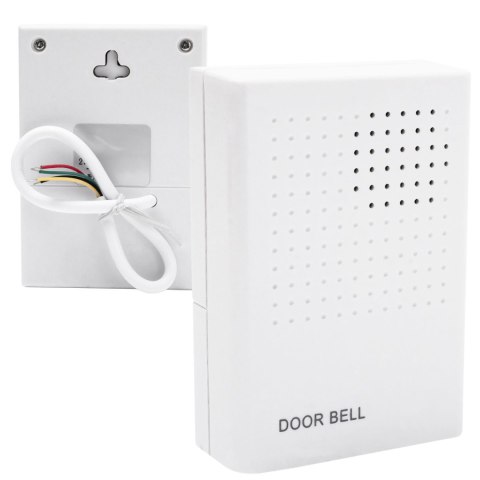Dzwonek przewodowy do drzwi 1 dźwięk 100 db 12 V