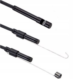 Endoskop kamera inspekcyjna 3 końcówki IP67 6 LED