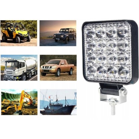 Halogen lampa robocza warsztatowa 16 LED 48 W