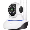 Kamera wewnętrzna niania do monitoringu z detekcją ruchu obrotowa Wi-Fi