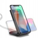 Ładowarka indukcyjna bezprzewodowa do smartfona z podstawką Qi 10 W