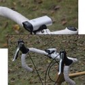 Lampka rowerowa akumulatorowa przód tył 3 tryby 1800 mAh - 2 szt.