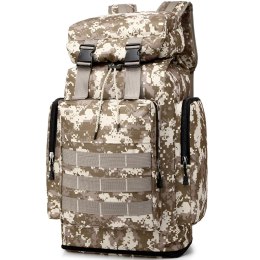 Plecak militarny taktyczny survivalowy 50 l - piaskowy