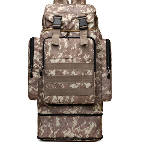 Plecak militarny taktyczny survivalowy 50 l - piaskowy