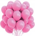 Balony gumowe różowe 15 x 20 cm - 100szt.