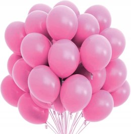 Balony gumowe różowe 15 x 20 cm - 100szt.