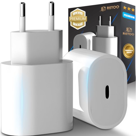 Ładowarka sieciowa zasilacz USB-C 20 W - biała