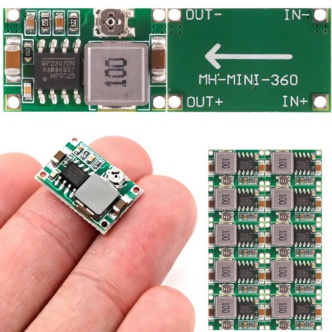 Mini przetwornica konwerter typu buck moduł MP2307DN DCDC STEP-DOWN - 10 szt.