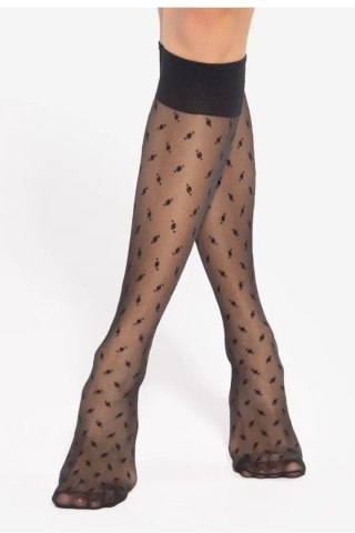 Podkolanówki Model Trendy Line 18 20 Den Black - Gatta