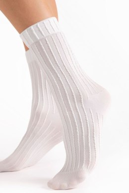 Skarpetki Model Basico 40 Den White - Fiore
