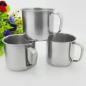 Kubek stalowy 12cm z uchem 1,15l XJ4971