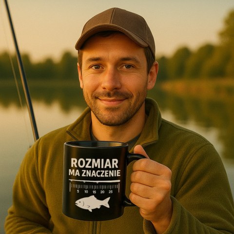 Gigantyczny Kubek dla Wędkarza - Rozmiar ma znaczenie - Prezent dla Faceta Gigantyczny Kubek dla Wędkarza - Rozmiar ma znaczenie - Prezent dla Faceta