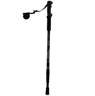 Kij do chodzenia NORDIC WALKIG teleskopowy 65-110 cm CZARNY NRD-103