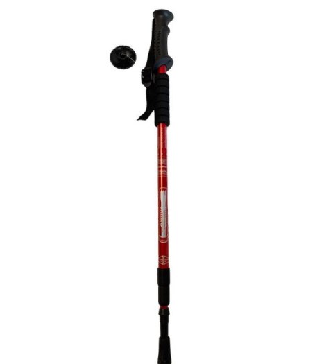 Kij do chodzenia NORDIC WALKIG teleskopowy 65-110 cm CZERWONY NRD-102 Kij do chodzenia NORDIC WALKIG teleskopowy 65-110 cm CZERWONY NRD-102