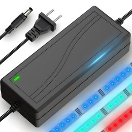 Zasilacz do taśm listew LED RGB kamer 2.1 x 5.5 mm 5A 12 V 60 W