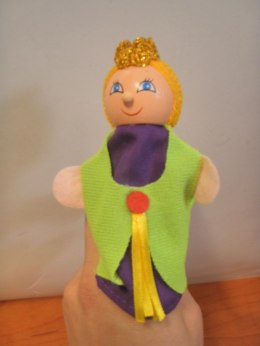 Kukiełka pacynka na palec 25 szt