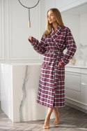 Szlafrok Damski Model 2511 Roxy Długi Red - L&L collection