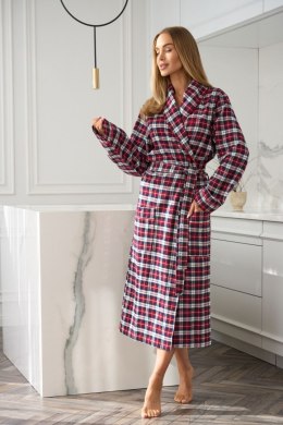 Szlafrok Damski Model 2511 Roxy Długi Red - L&L collection
